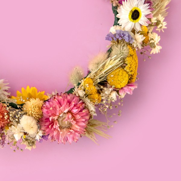 Wildflower Dried Floral Headband Wildflower boho dried flower crown. Luxury preserved flower crown. Everlasting rustic boho floral headpiece for weddings, brides, bridesmaids and even festivals. Handmade headband
