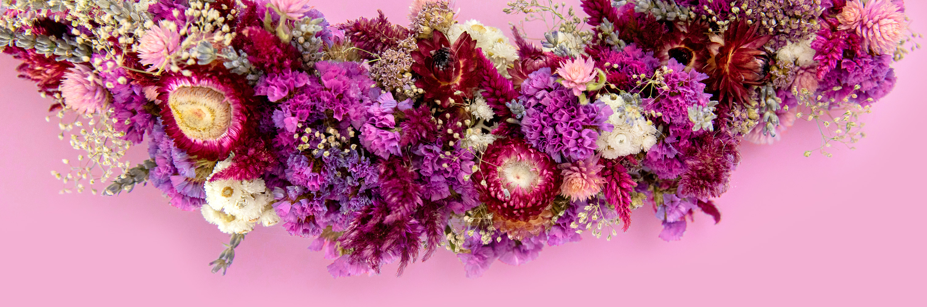dried flower wreaths. Wall décor. Door Wreath. Seasonal dried flowers.
