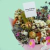 Blush Dried Flower Bouquet Pastel blush dried flower bouquet featuring preserved white, pink, blue, green and orange flowers and grasses, perfect for boho weddings, bridesmaid bouquets, bridal portraits and keepsake bouquets